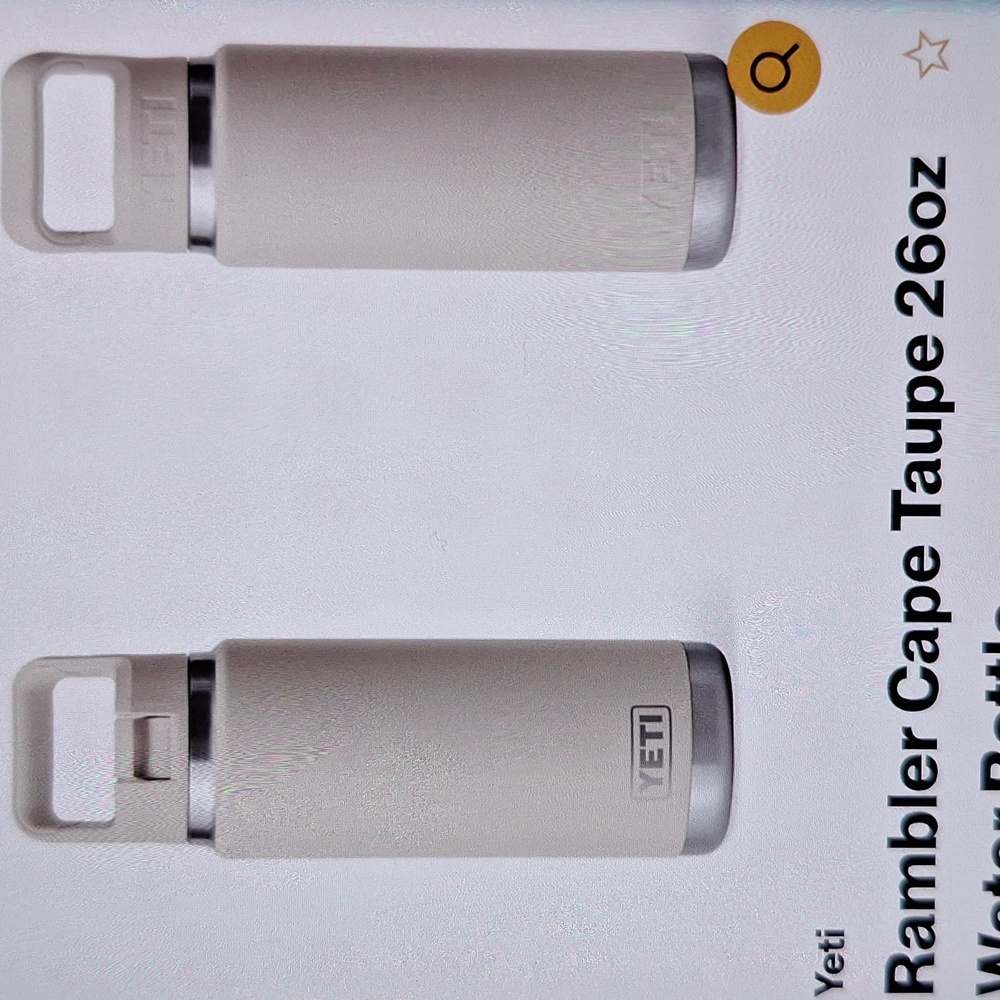 2 for $12: YETI Taupe Stainless Steel Bottle